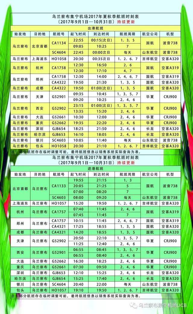 烏蘭察布航班最新時間，草原與世界的橋梁，飛翔的翅膀啟程時刻